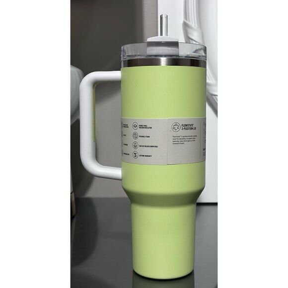 Stanley Quencher H2.0 FlowState Tumbler 40oz, CITRON - Picture 2 of 4